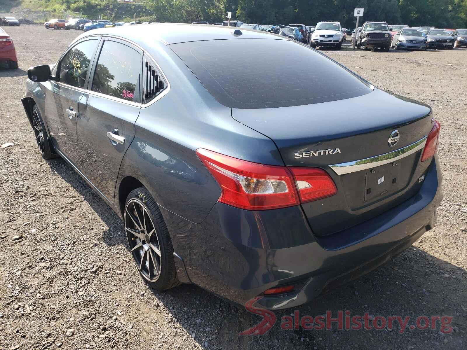 3N1AB7AP1HY363737 2017 NISSAN SENTRA