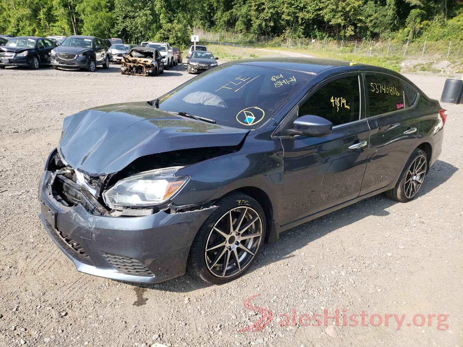 3N1AB7AP1HY363737 2017 NISSAN SENTRA