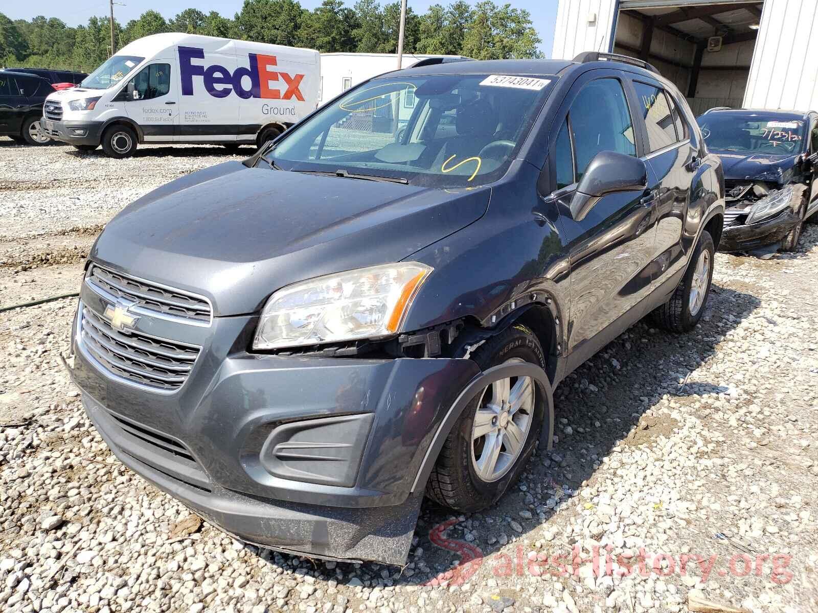 3GNCJLSB0GL123375 2016 CHEVROLET TRAX