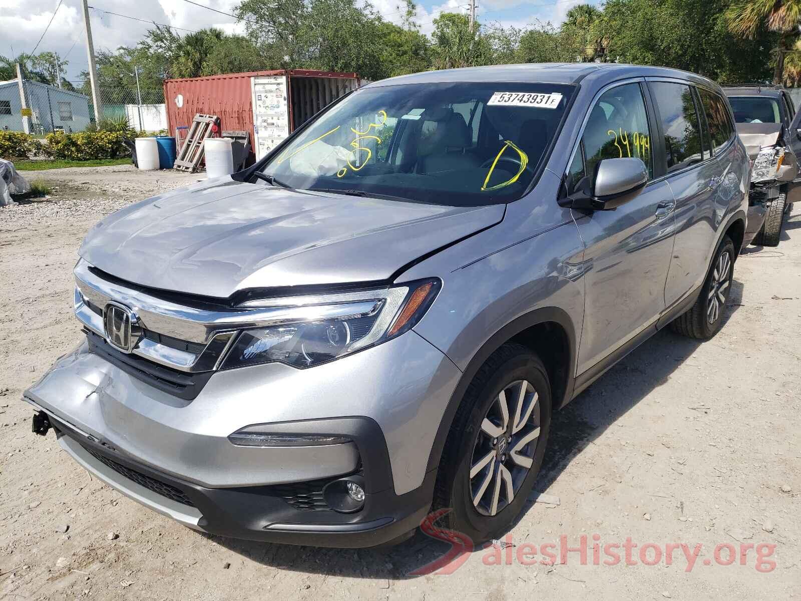 5FNYF5H5XKB010263 2019 HONDA PILOT