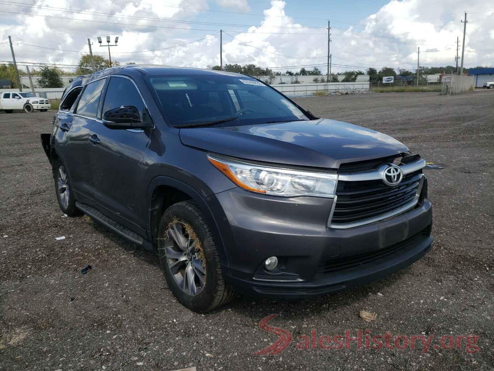 5TDZKRFH6GS154237 2016 TOYOTA HIGHLANDER