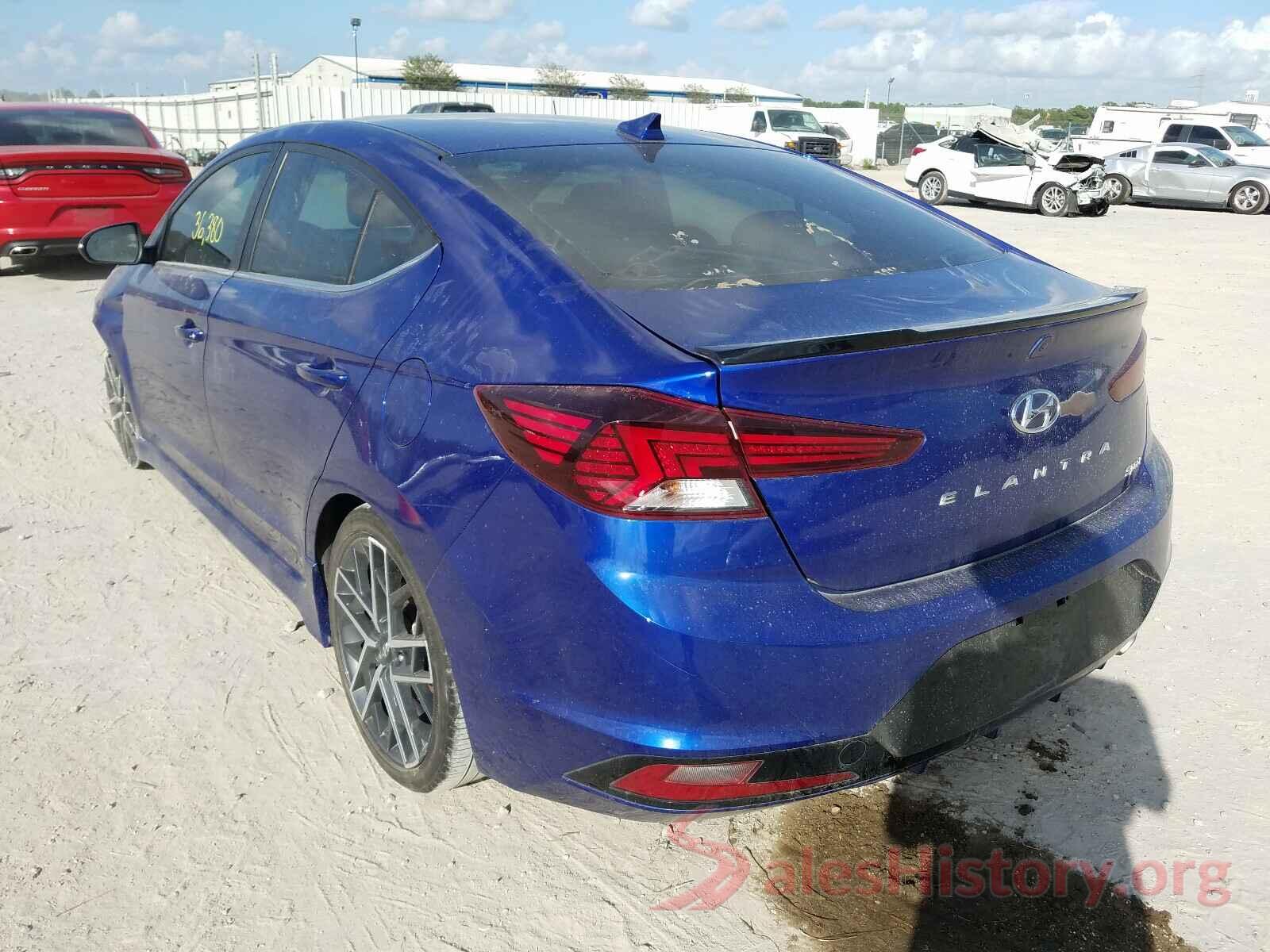 KMHD04LBXKU843491 2019 HYUNDAI ELANTRA