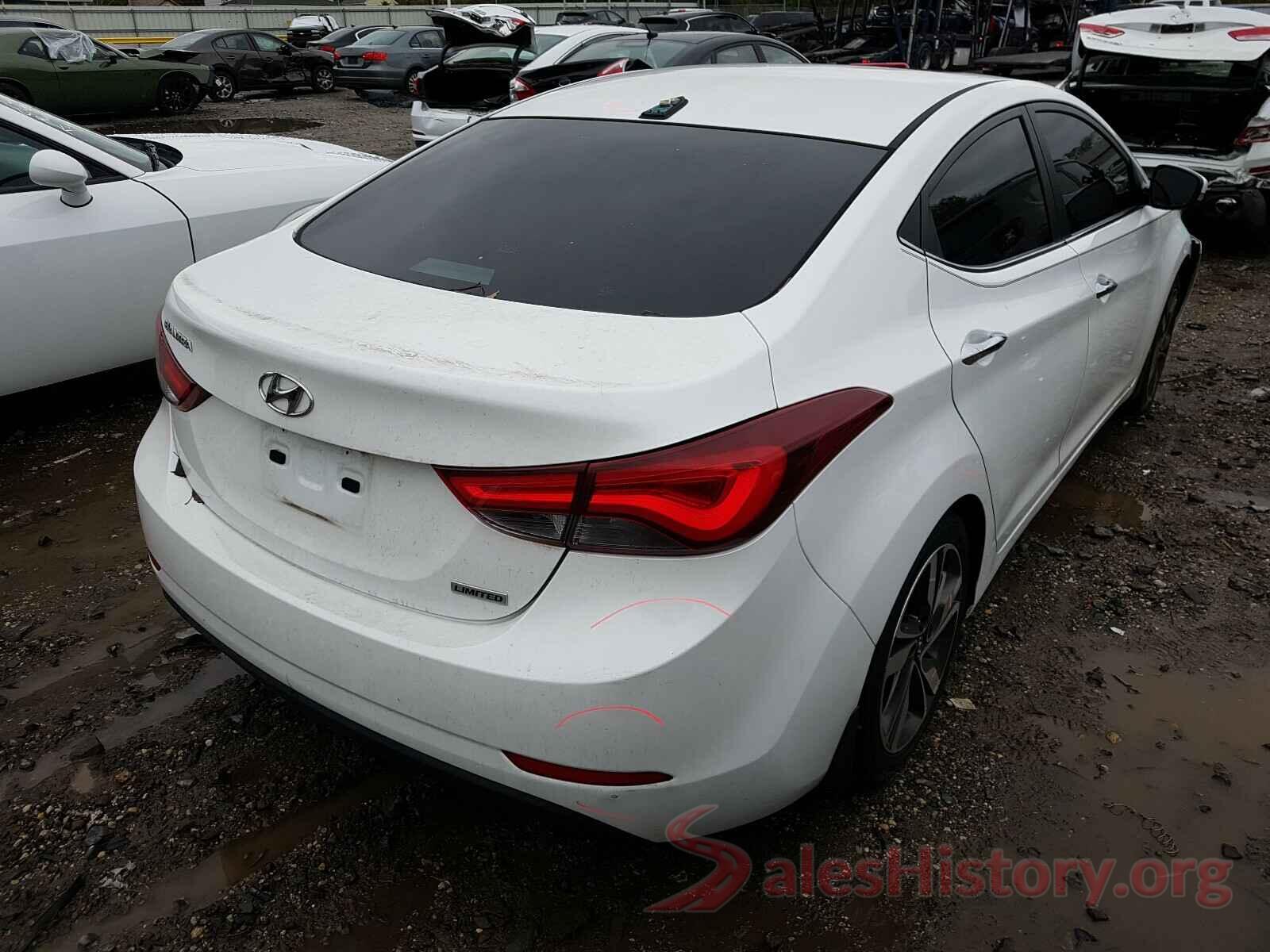 5NPDH4AE4GH680784 2016 HYUNDAI ELANTRA