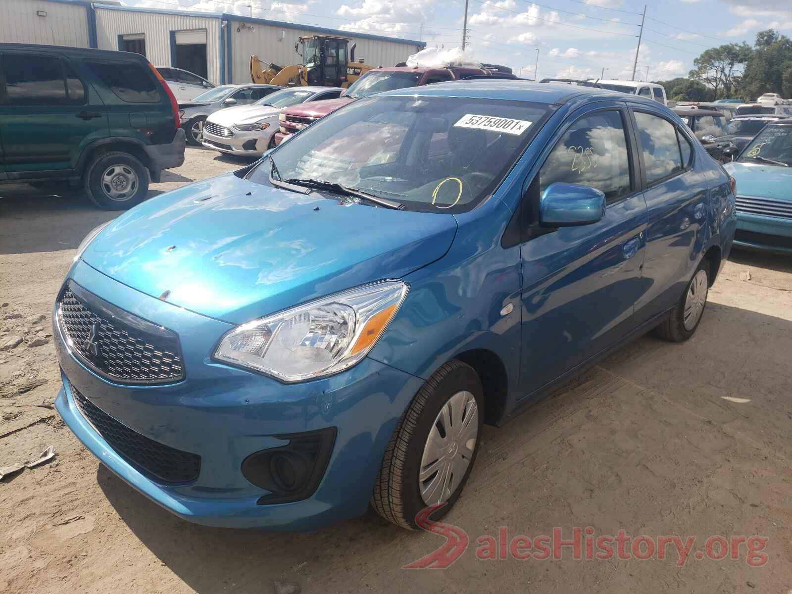 ML32F3FJ2LHF08362 2020 MITSUBISHI MIRAGE