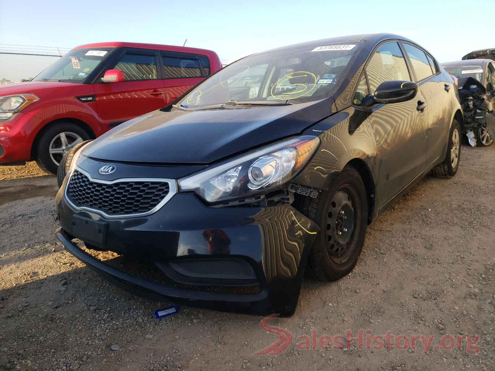 KNAFK4A6XG5585808 2016 KIA FORTE