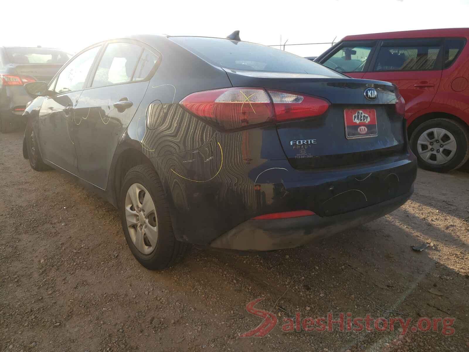 KNAFK4A6XG5585808 2016 KIA FORTE