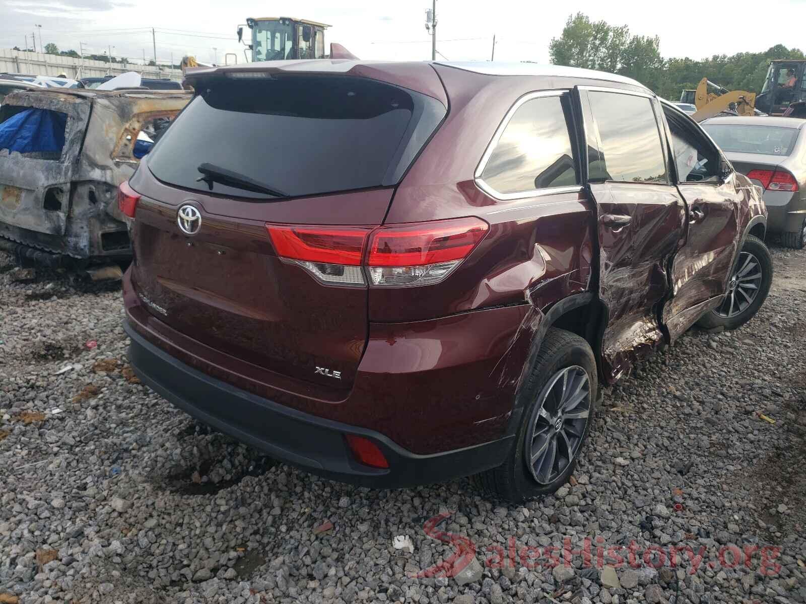 5TDKZRFH4HS221173 2017 TOYOTA HIGHLANDER