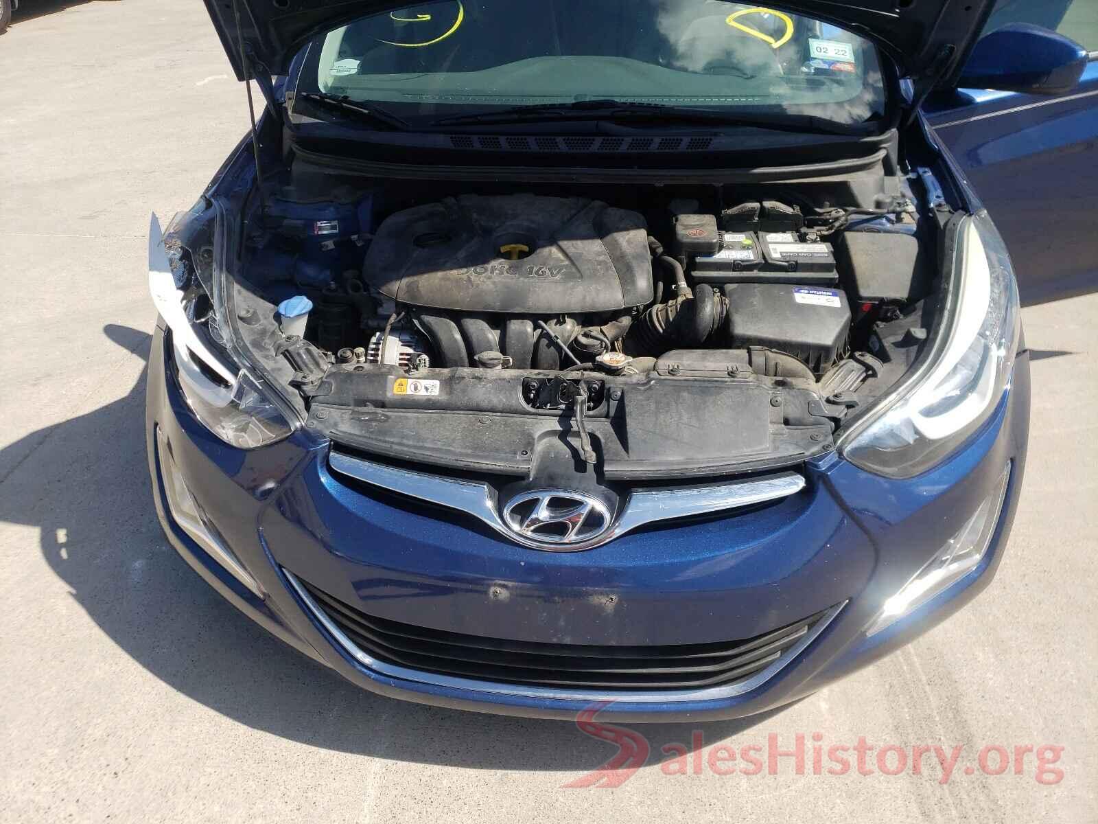 5NPDH4AE2GH710817 2016 HYUNDAI ELANTRA