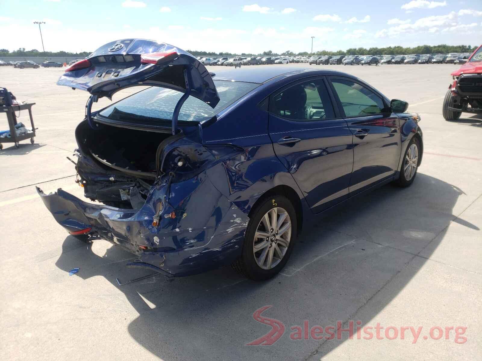 5NPDH4AE2GH710817 2016 HYUNDAI ELANTRA