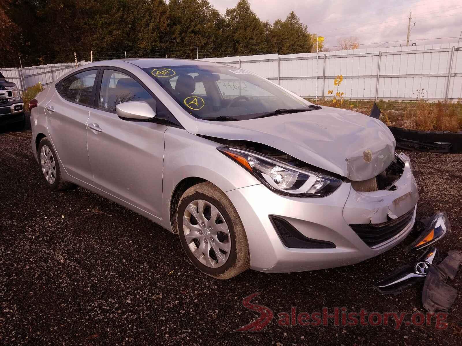 5NPDH4AE7GH749189 2016 HYUNDAI ELANTRA