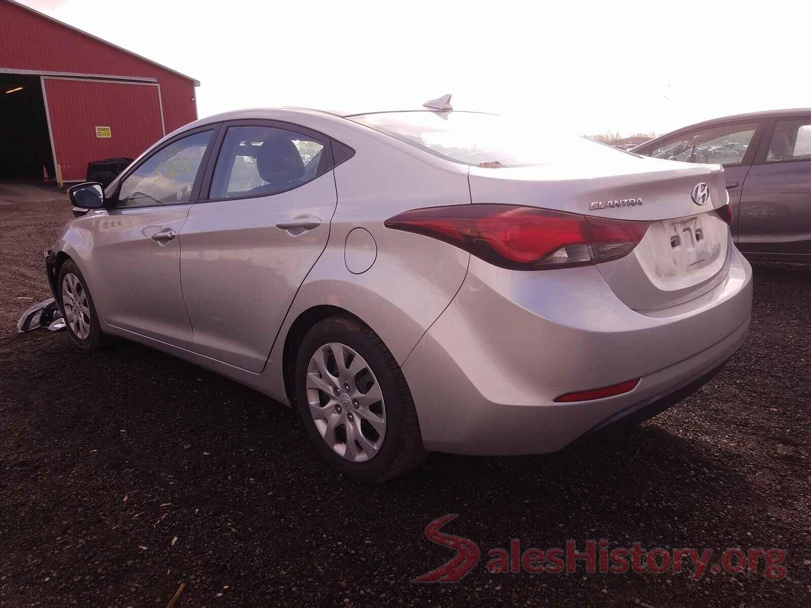 5NPDH4AE7GH749189 2016 HYUNDAI ELANTRA