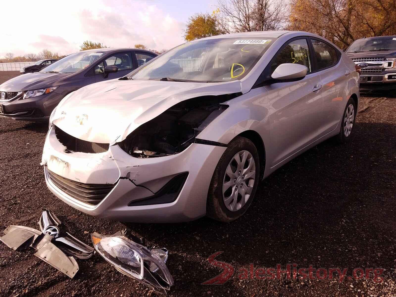 5NPDH4AE7GH749189 2016 HYUNDAI ELANTRA