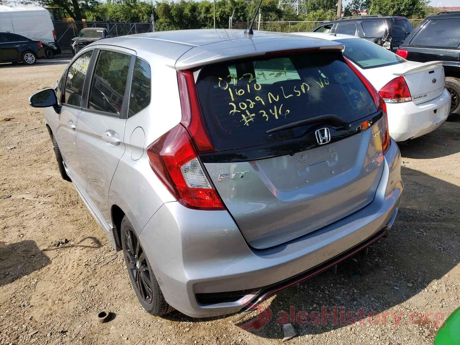 3HGGK5H66KM729894 2019 HONDA FIT