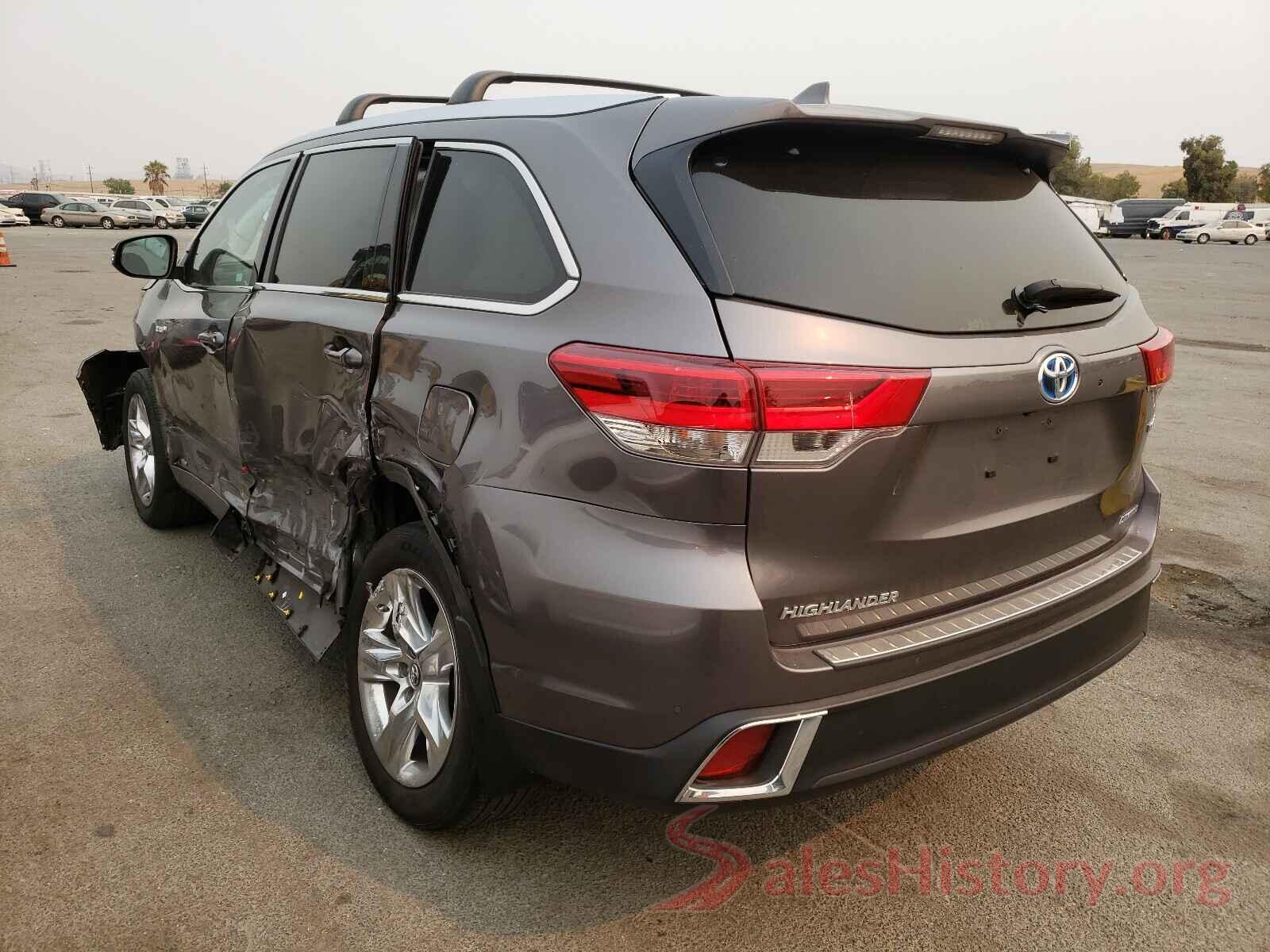 5TDDGRFHXKS070698 2019 TOYOTA HIGHLANDER