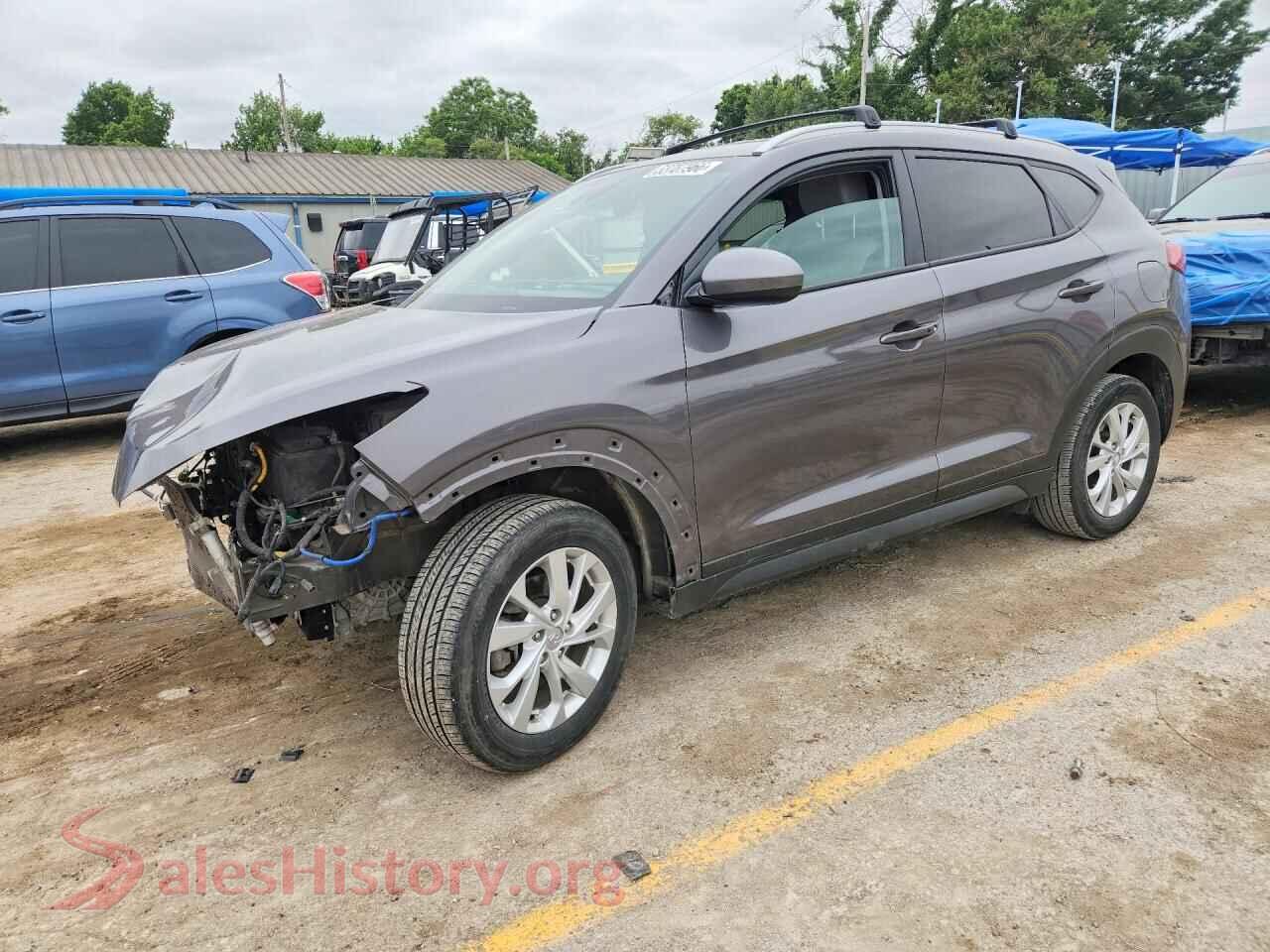 2021 HYUNDAI TUCSON VIN KM8J33A40MU350270, auction photo