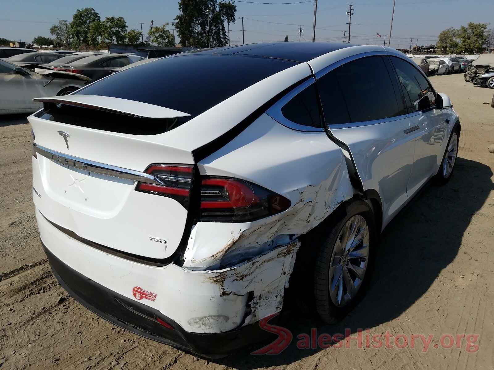 5YJXCBE26HF065816 2017 TESLA MODEL X