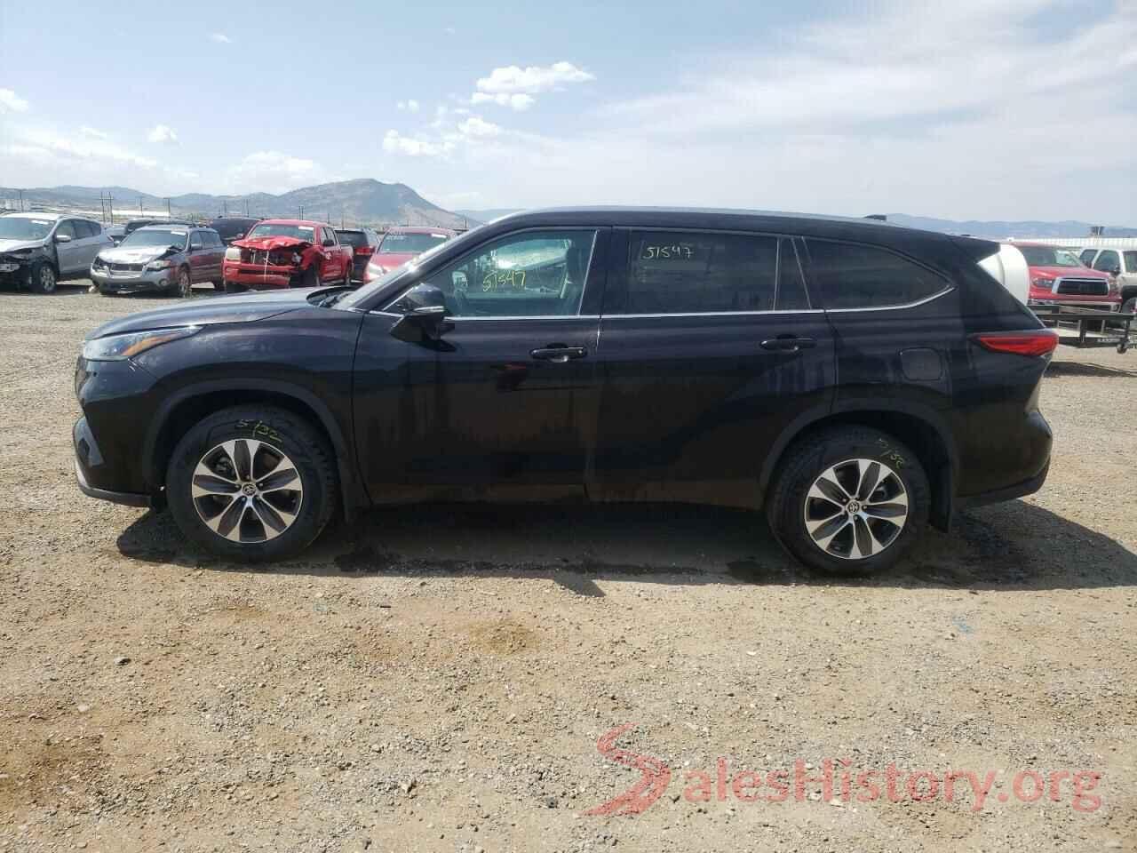 5TDGZRBH2MS064877 2021 TOYOTA HIGHLANDER