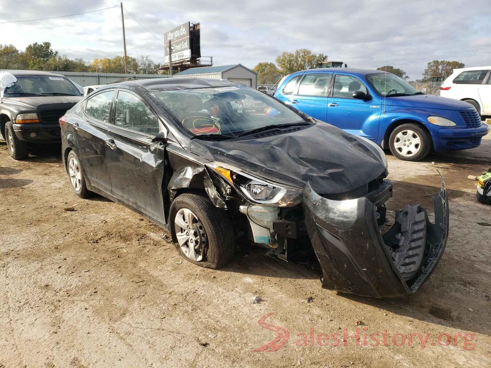 KMHDH4AE1GU517057 2016 HYUNDAI ELANTRA