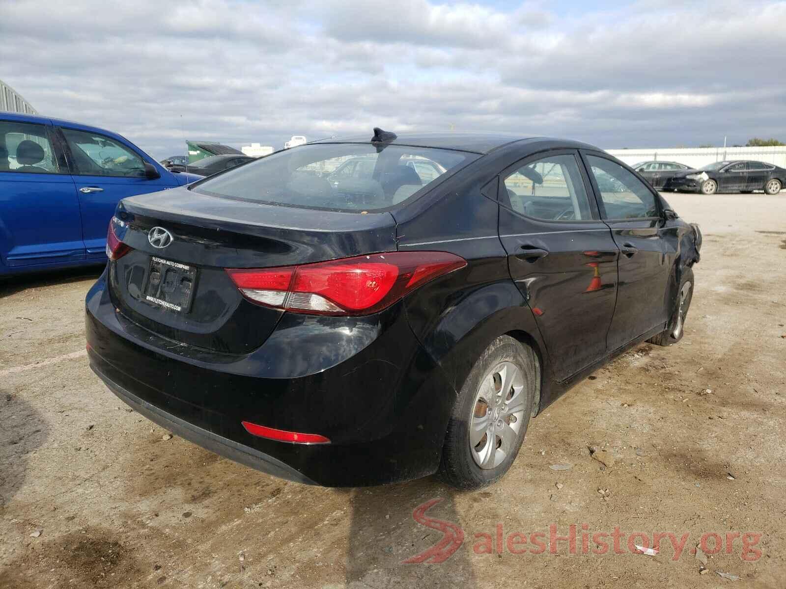 KMHDH4AE1GU517057 2016 HYUNDAI ELANTRA