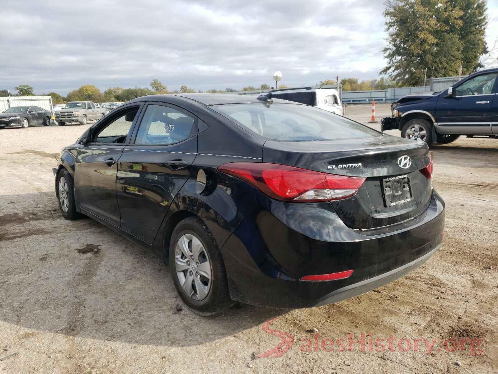 KMHDH4AE1GU517057 2016 HYUNDAI ELANTRA