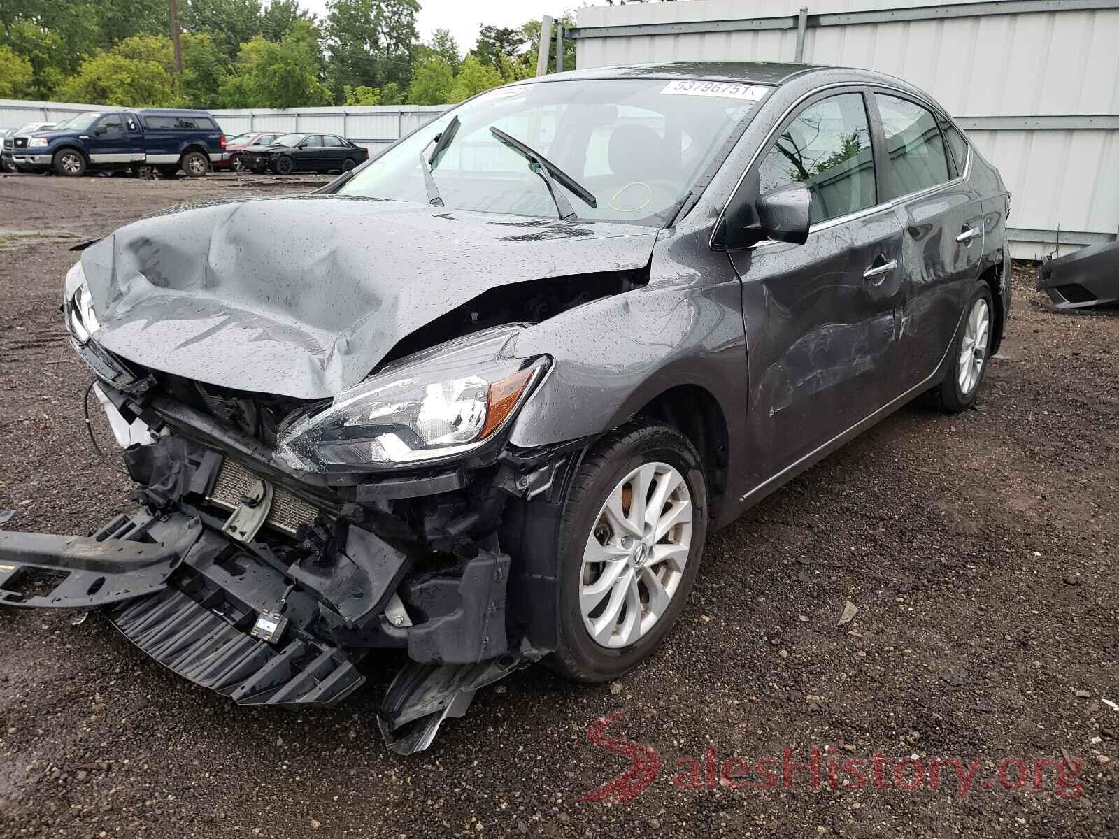 3N1AB7APXKY354784 2019 NISSAN SENTRA