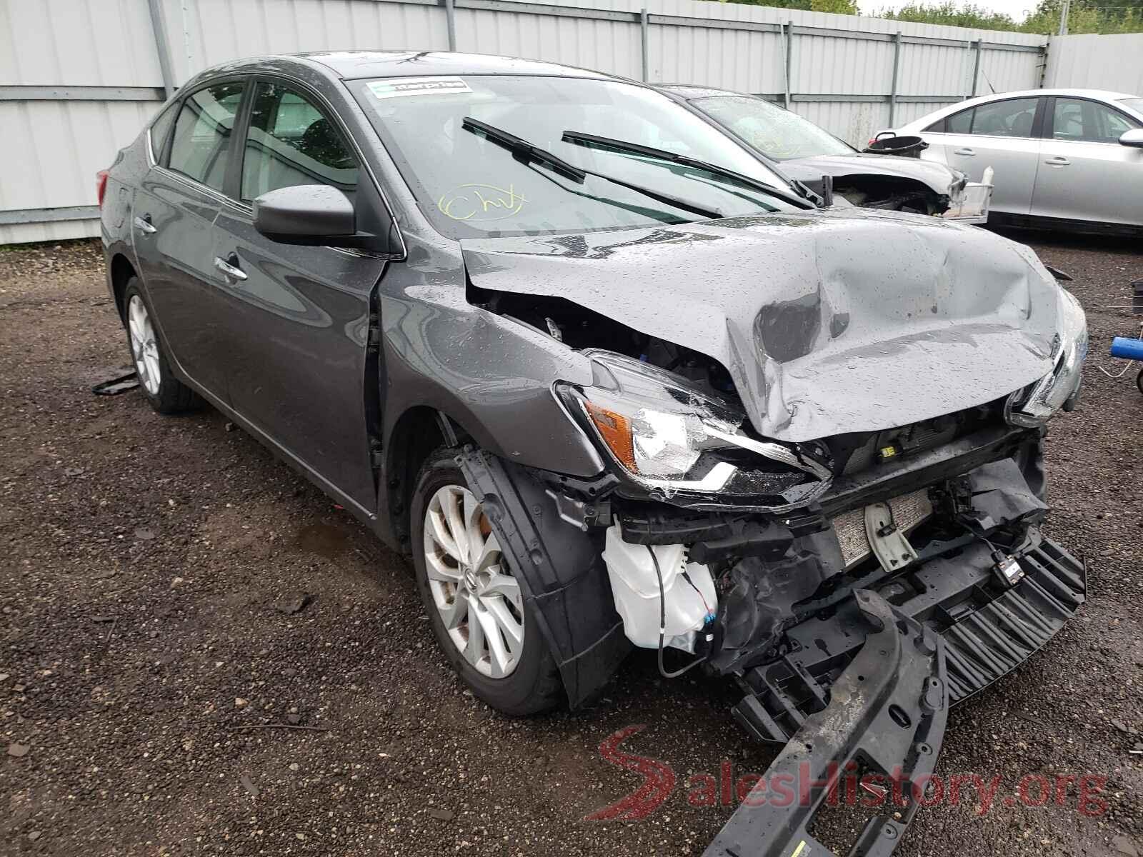 3N1AB7APXKY354784 2019 NISSAN SENTRA