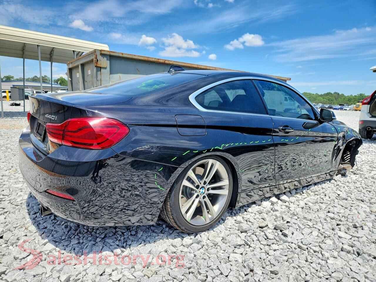 2018 BMW 4 SERIES VIN WBA4W7C57JAB93520, right side view