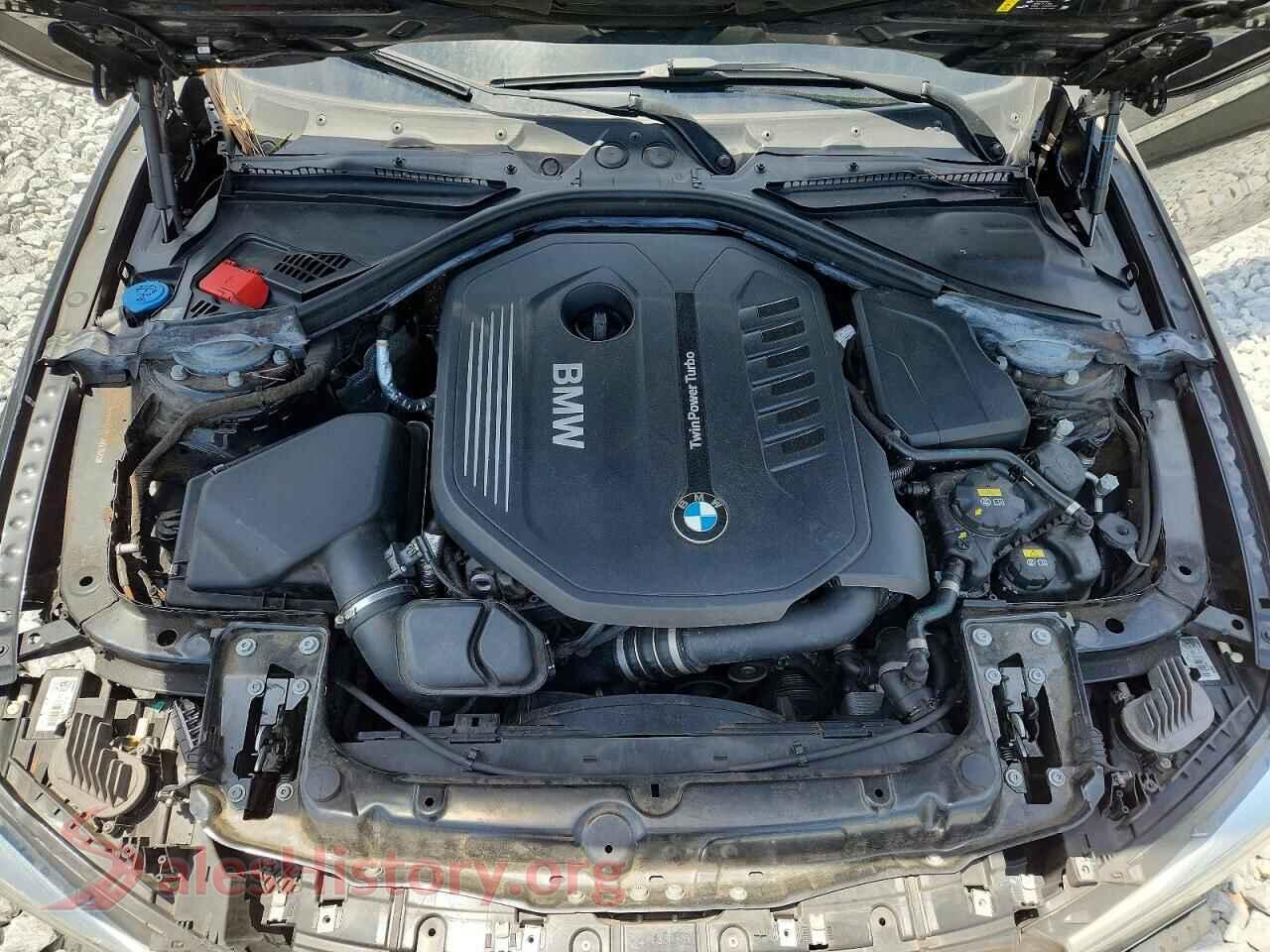 2018 BMW 4 SERIES VIN WBA4W7C57JAB93520, VIN plate