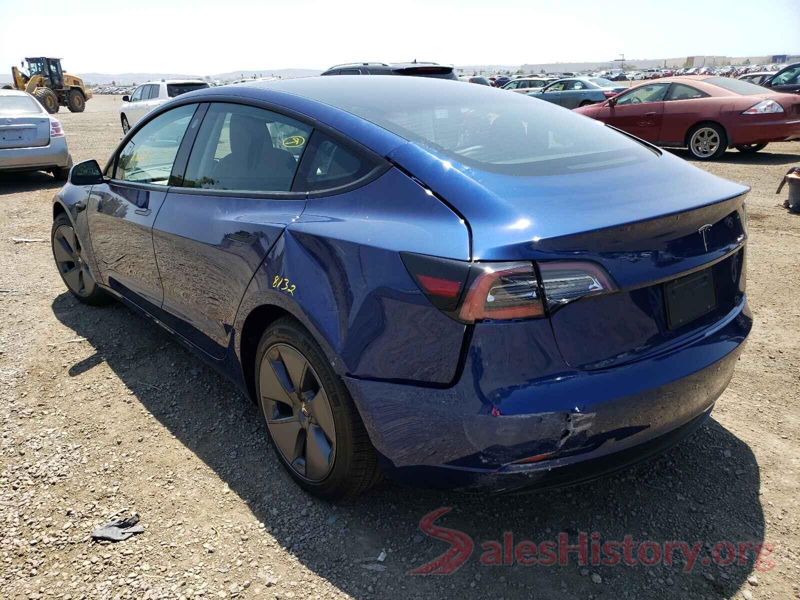 5YJ3E1EA0MF006247 2021 TESLA MODEL 3