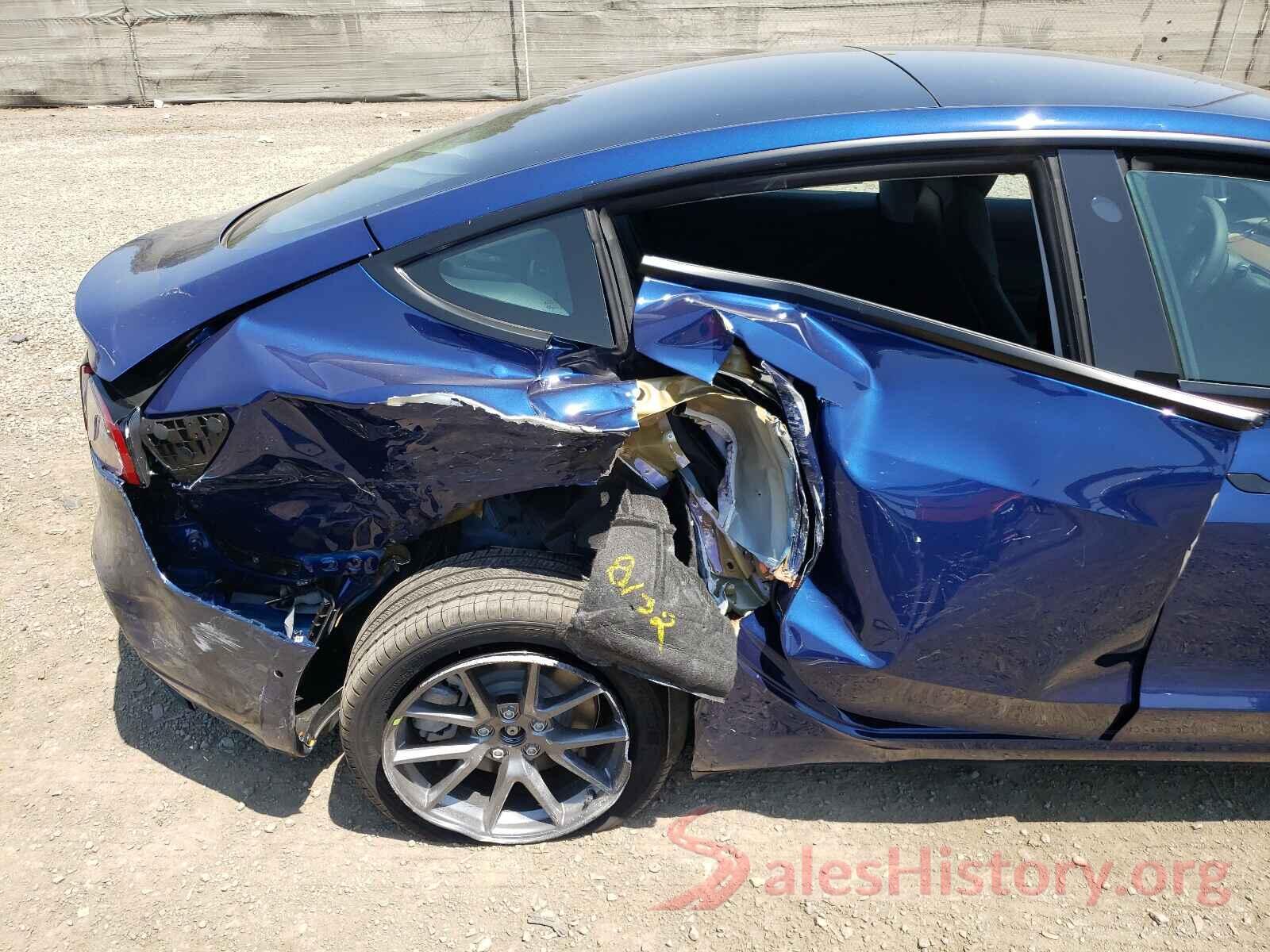 5YJ3E1EA0MF006247 2021 TESLA MODEL 3