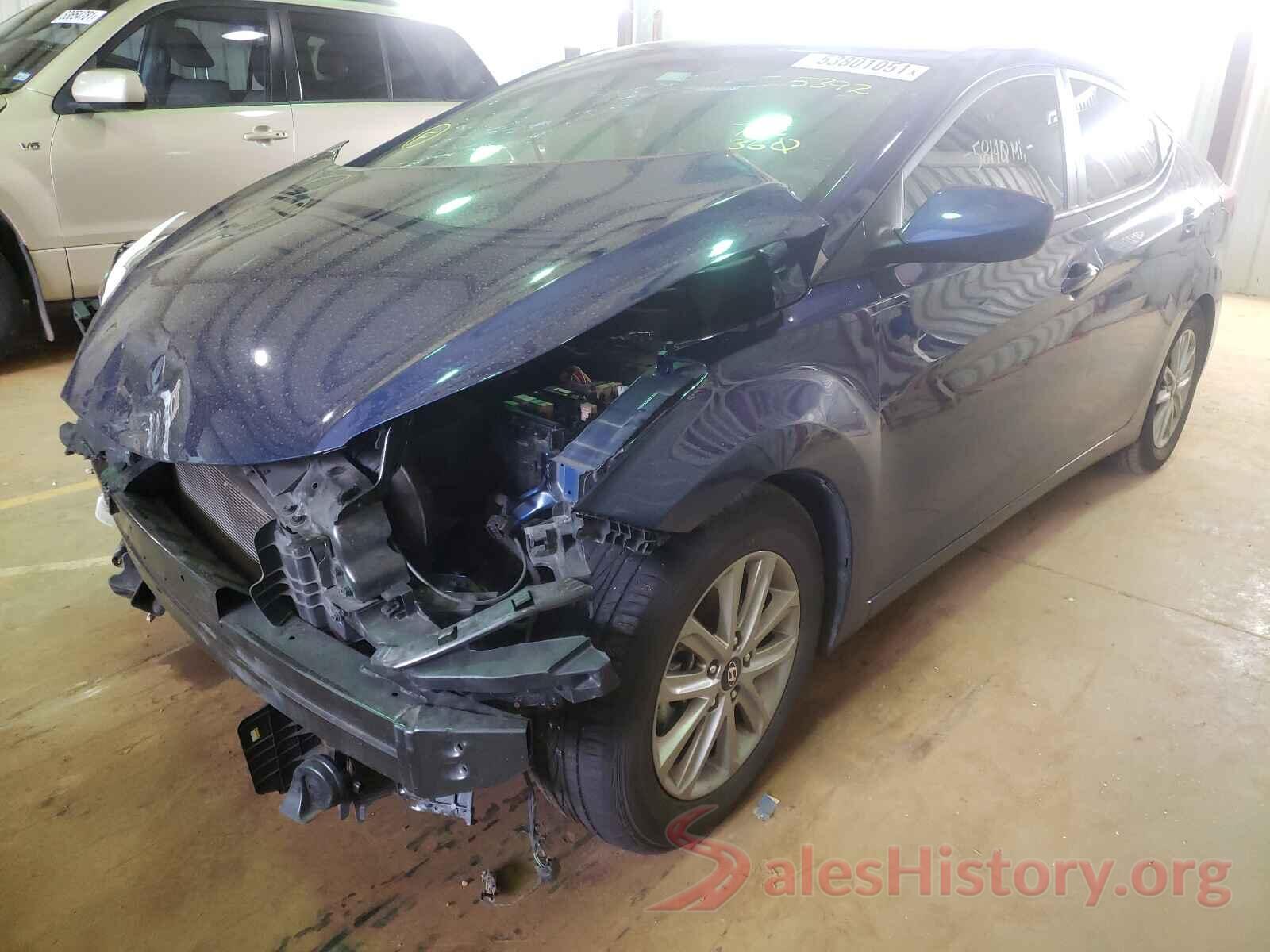 5NPDH4AE2GH775392 2016 HYUNDAI ELANTRA