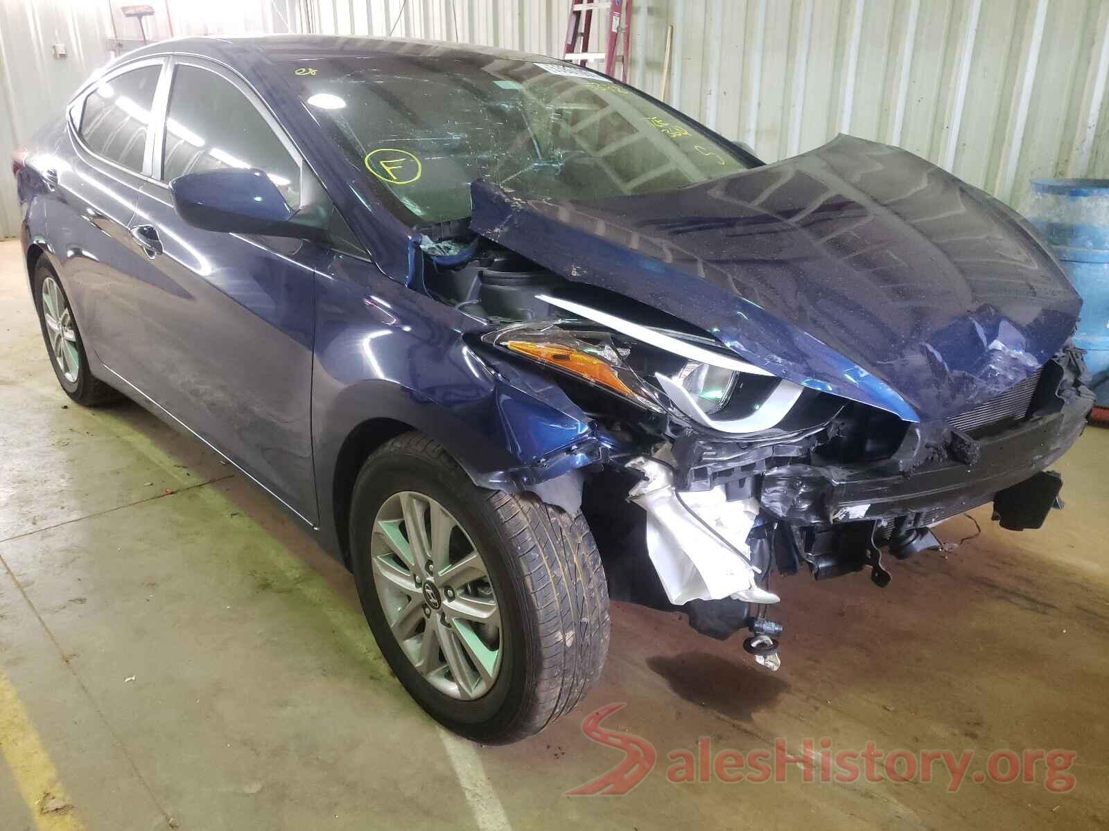 5NPDH4AE2GH775392 2016 HYUNDAI ELANTRA