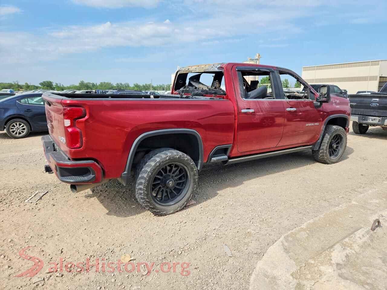 2022 CHEVROLET SILVERADO VIN 1GC4YREY6NF181879, right side view