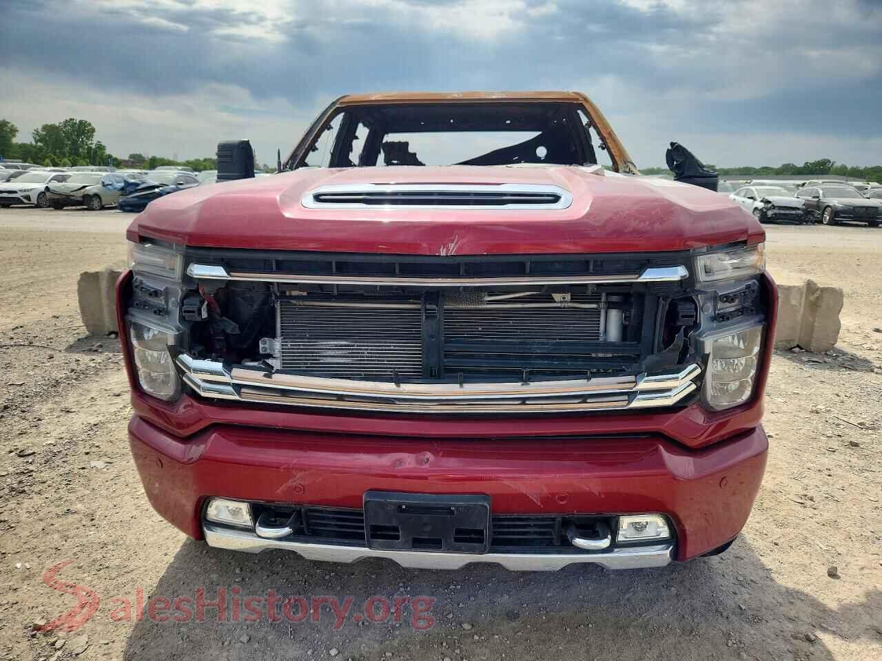 2022 CHEVROLET SILVERADO VIN 1GC4YREY6NF181879, rear view