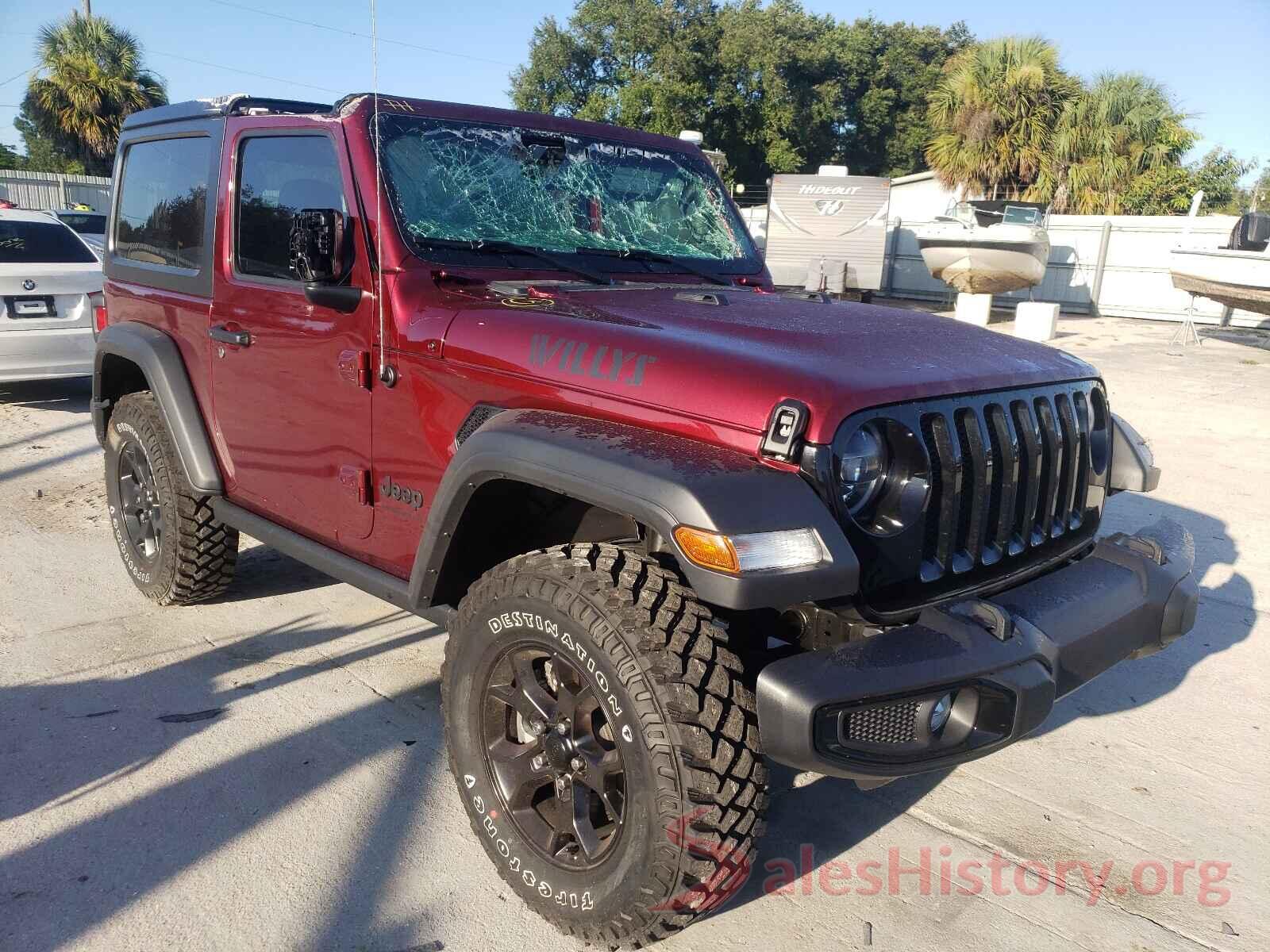 1C4GJXANXMW766822 2021 JEEP WRANGLER