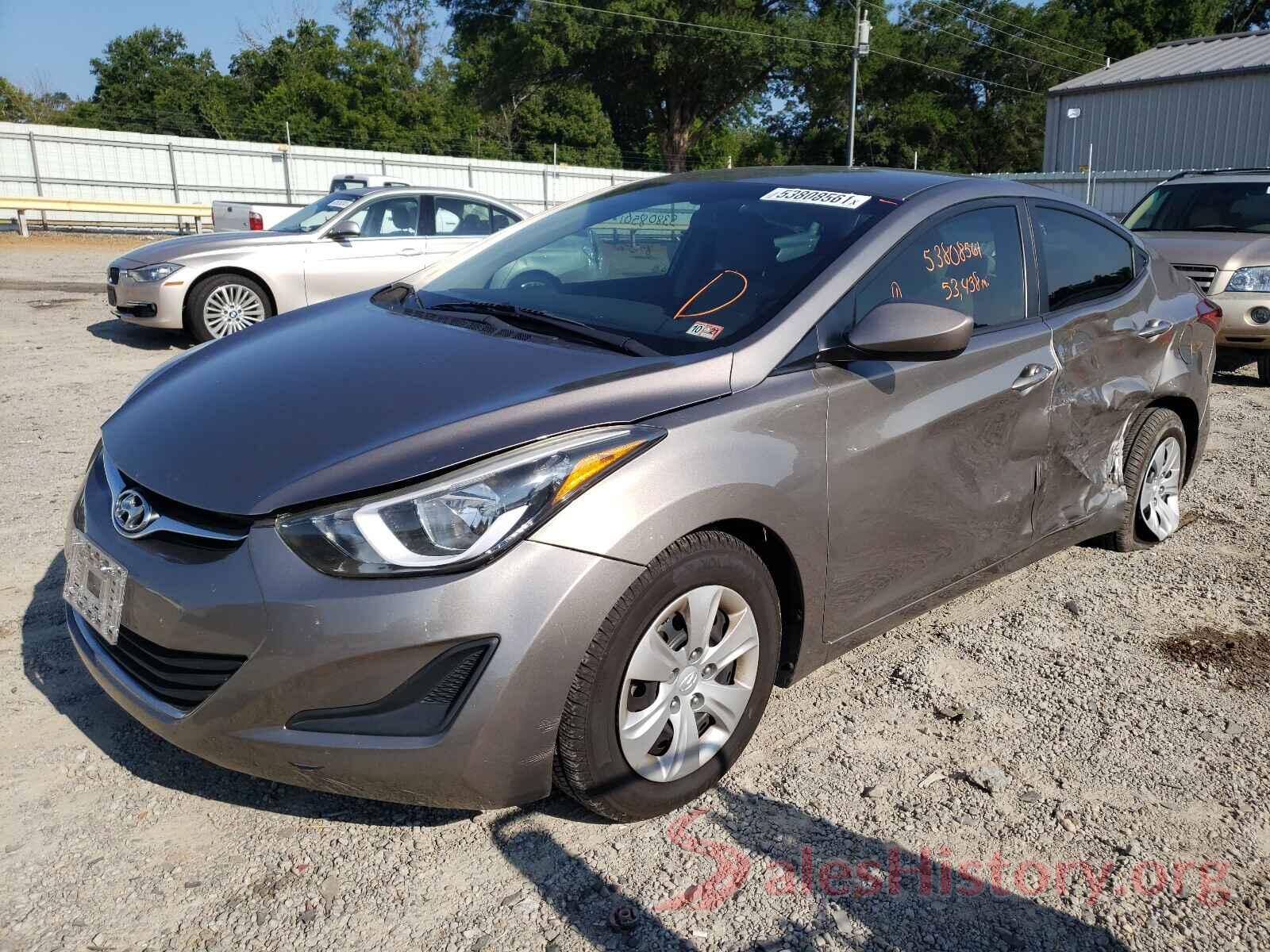 5NPDH4AE1GH665014 2016 HYUNDAI ELANTRA