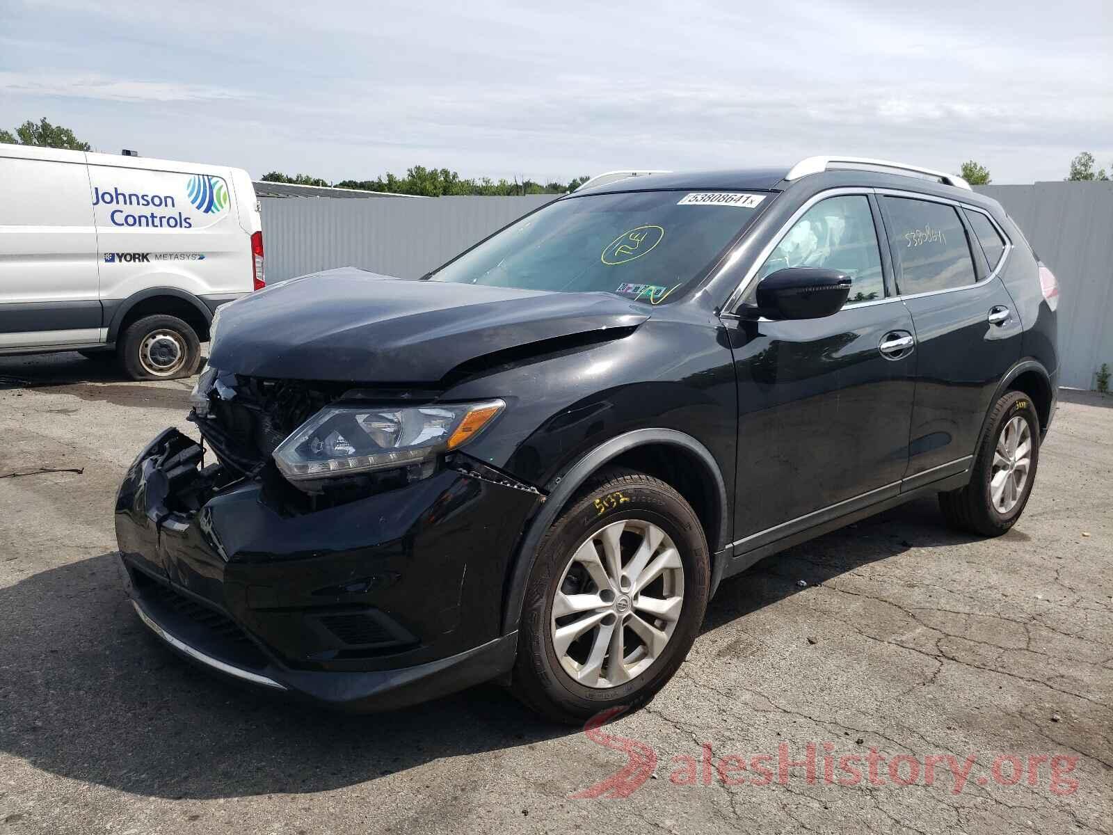 KNMAT2MV2GP732791 2016 NISSAN ROGUE