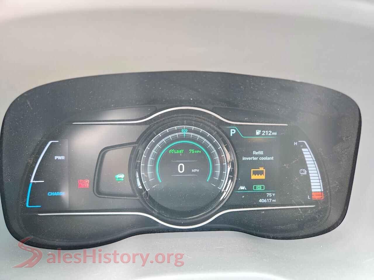 2020 HYUNDAI KONA VIN KM8K53AG6LU072305, interior center console