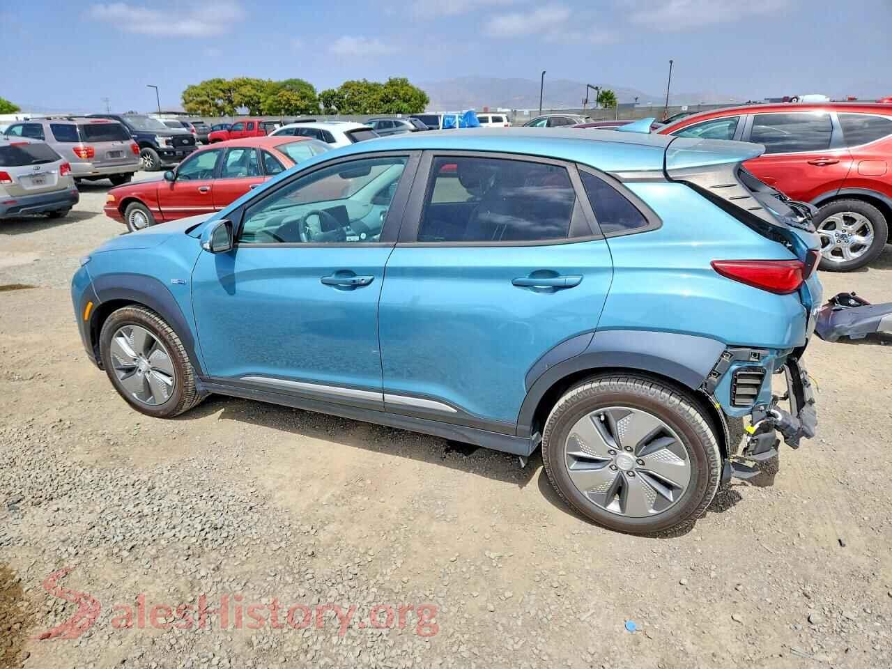 2020 HYUNDAI KONA VIN KM8K53AG6LU072305, front view