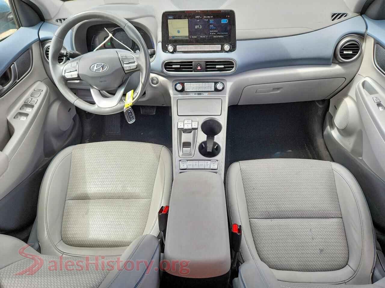 2020 HYUNDAI KONA VIN KM8K53AG6LU072305, interior dashboard