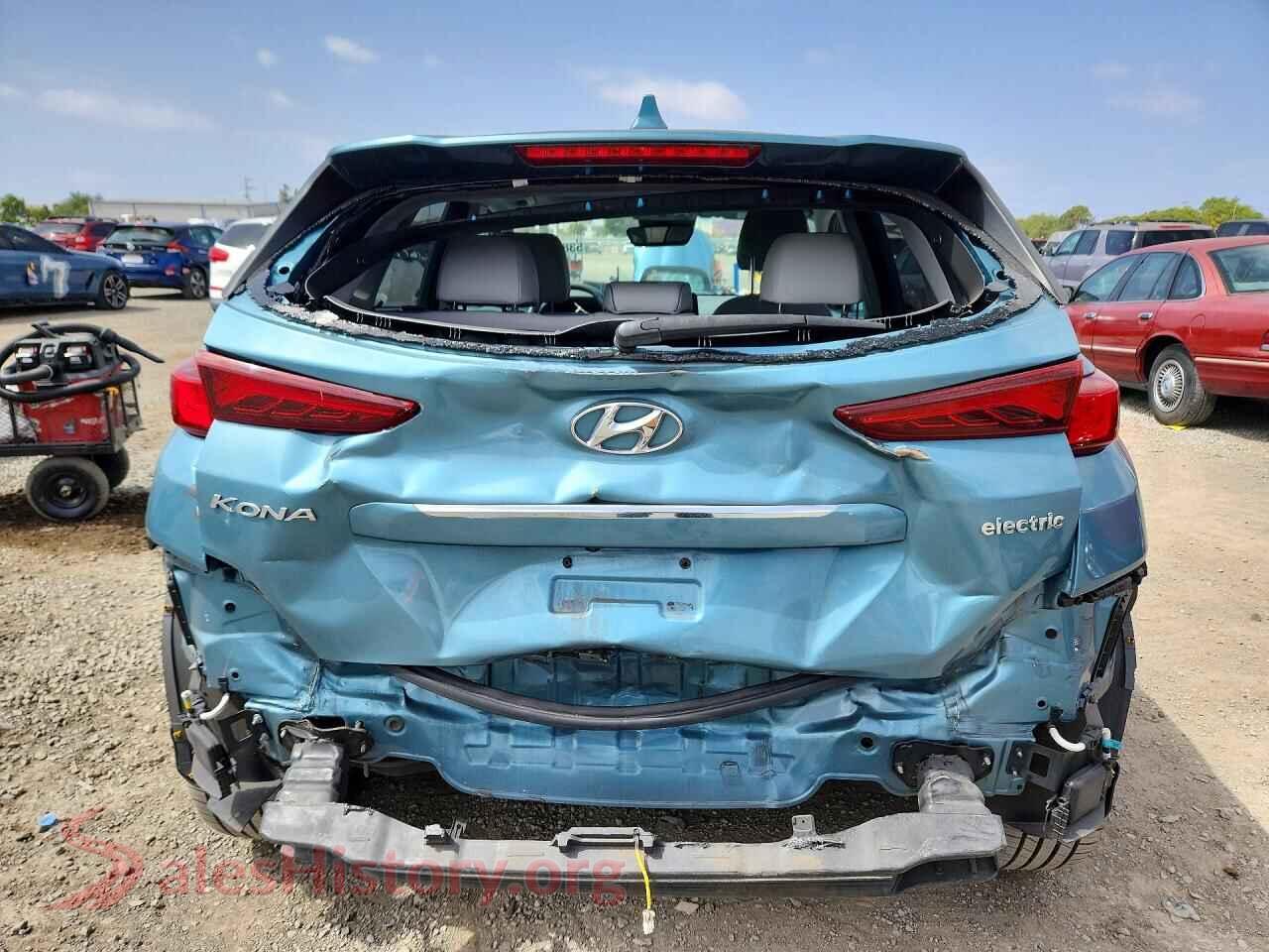 2020 HYUNDAI KONA VIN KM8K53AG6LU072305, left side view