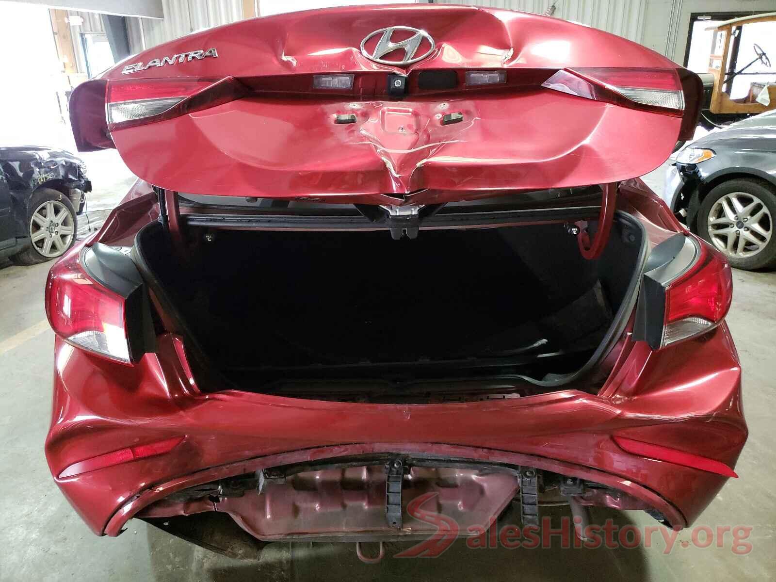 5NPDH4AE4GH689291 2016 HYUNDAI ELANTRA