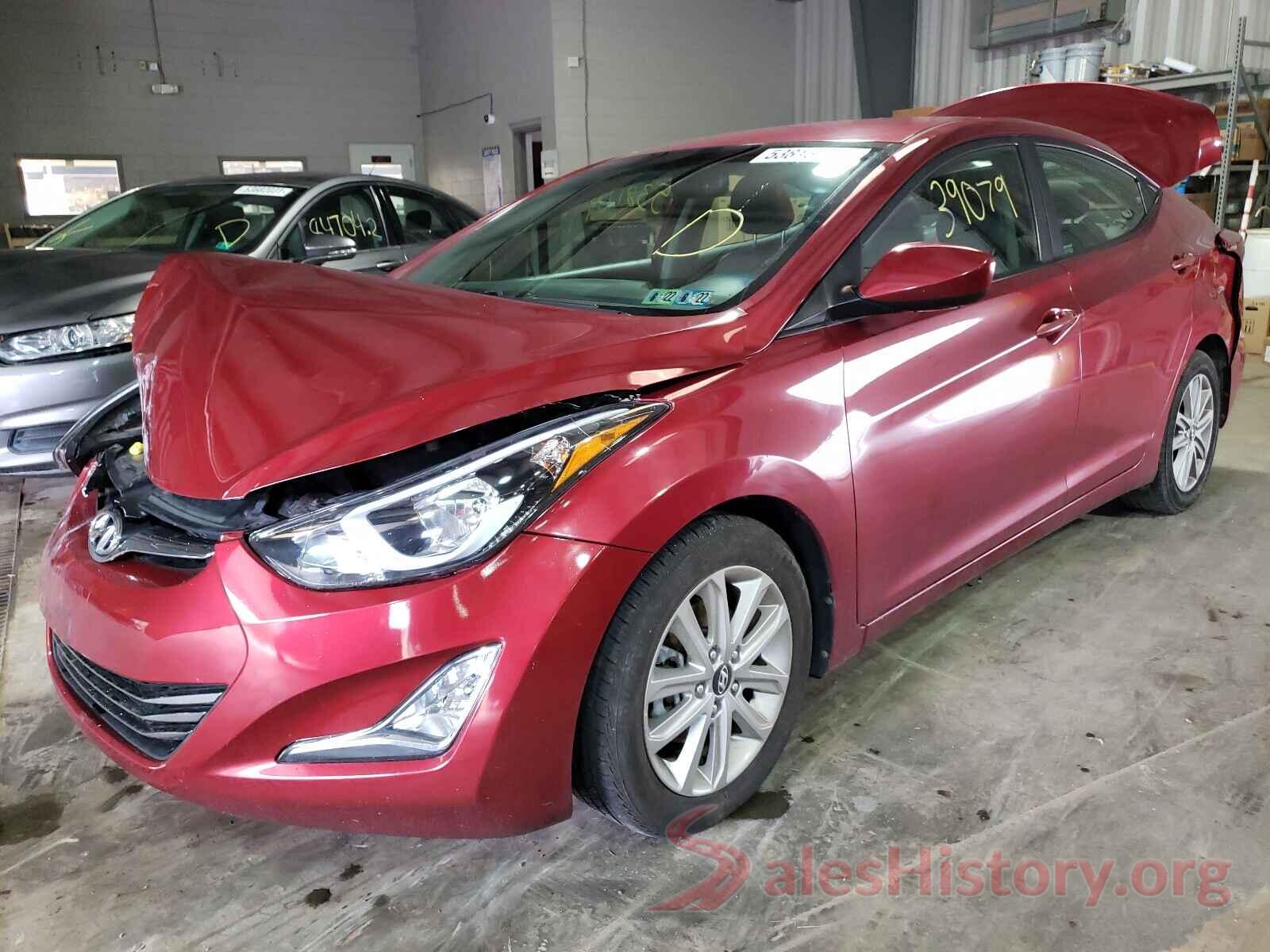 5NPDH4AE4GH689291 2016 HYUNDAI ELANTRA