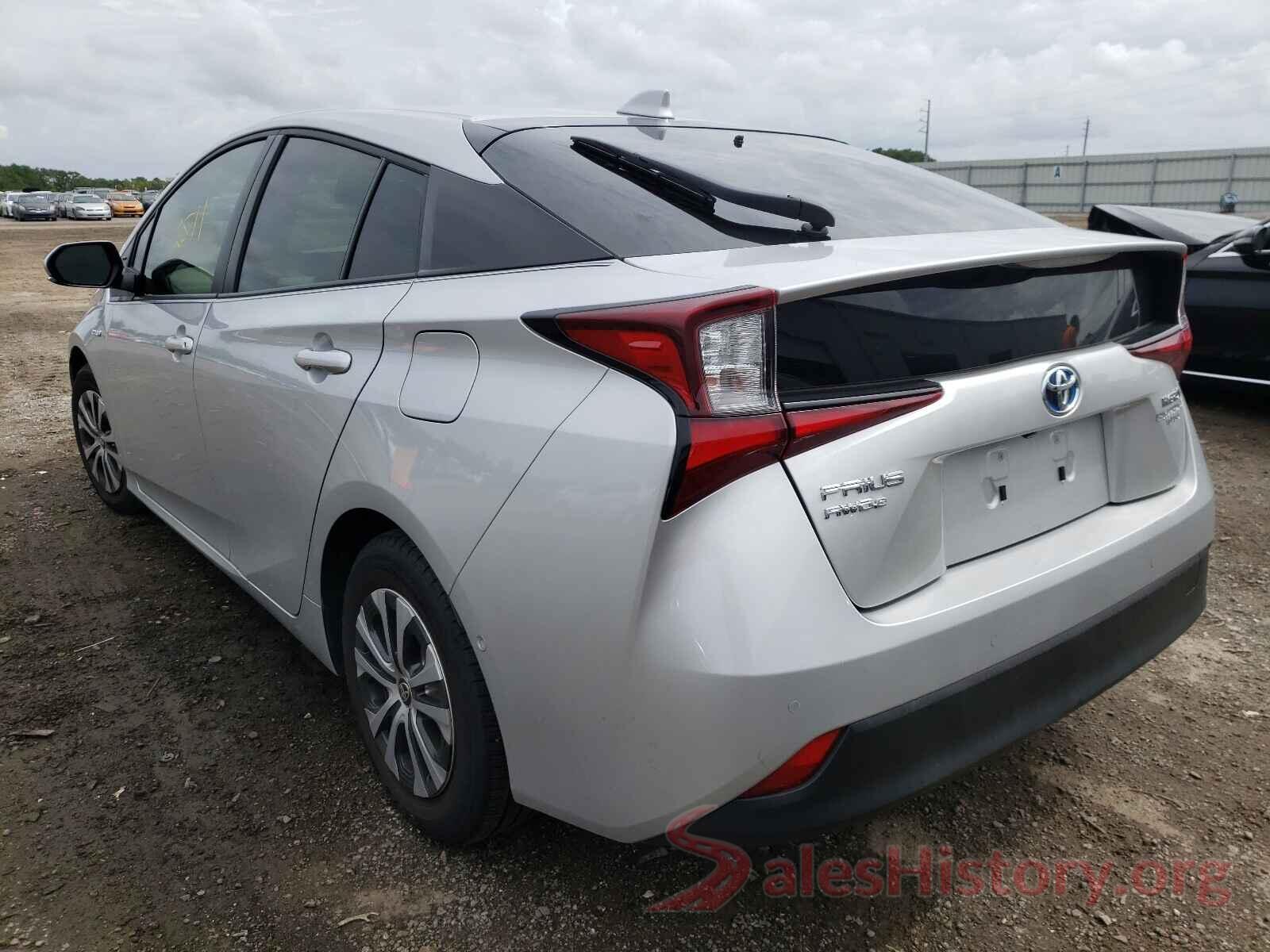 JTDL9MFU3M3030652 2021 TOYOTA PRIUS