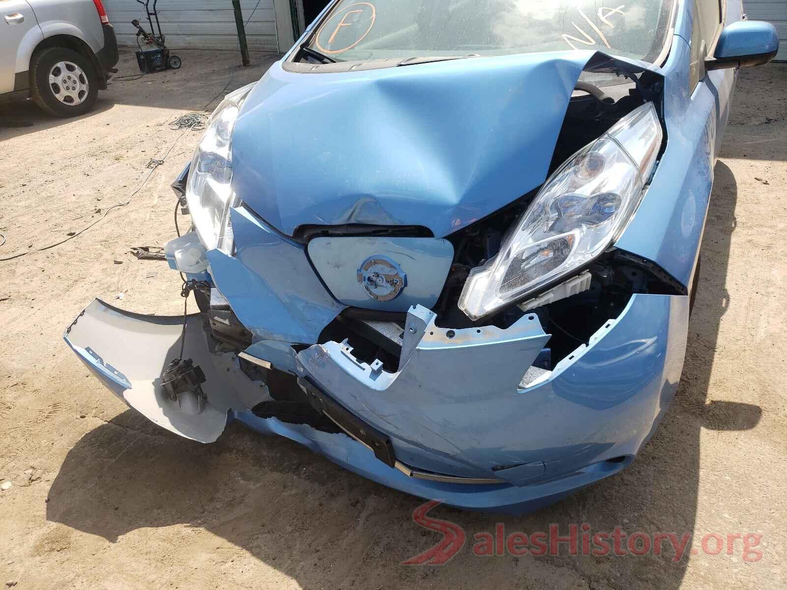 1N4AZ0CP4EC334823 2014 NISSAN LEAF