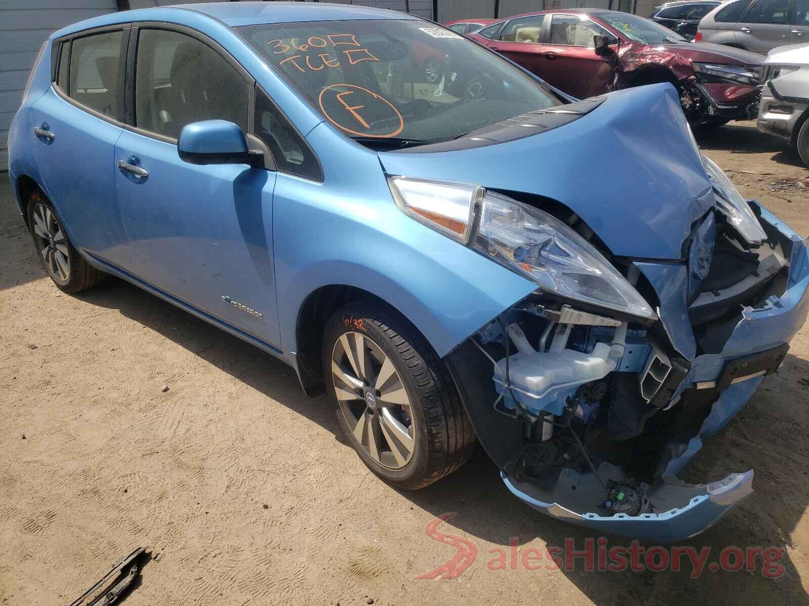 1N4AZ0CP4EC334823 2014 NISSAN LEAF