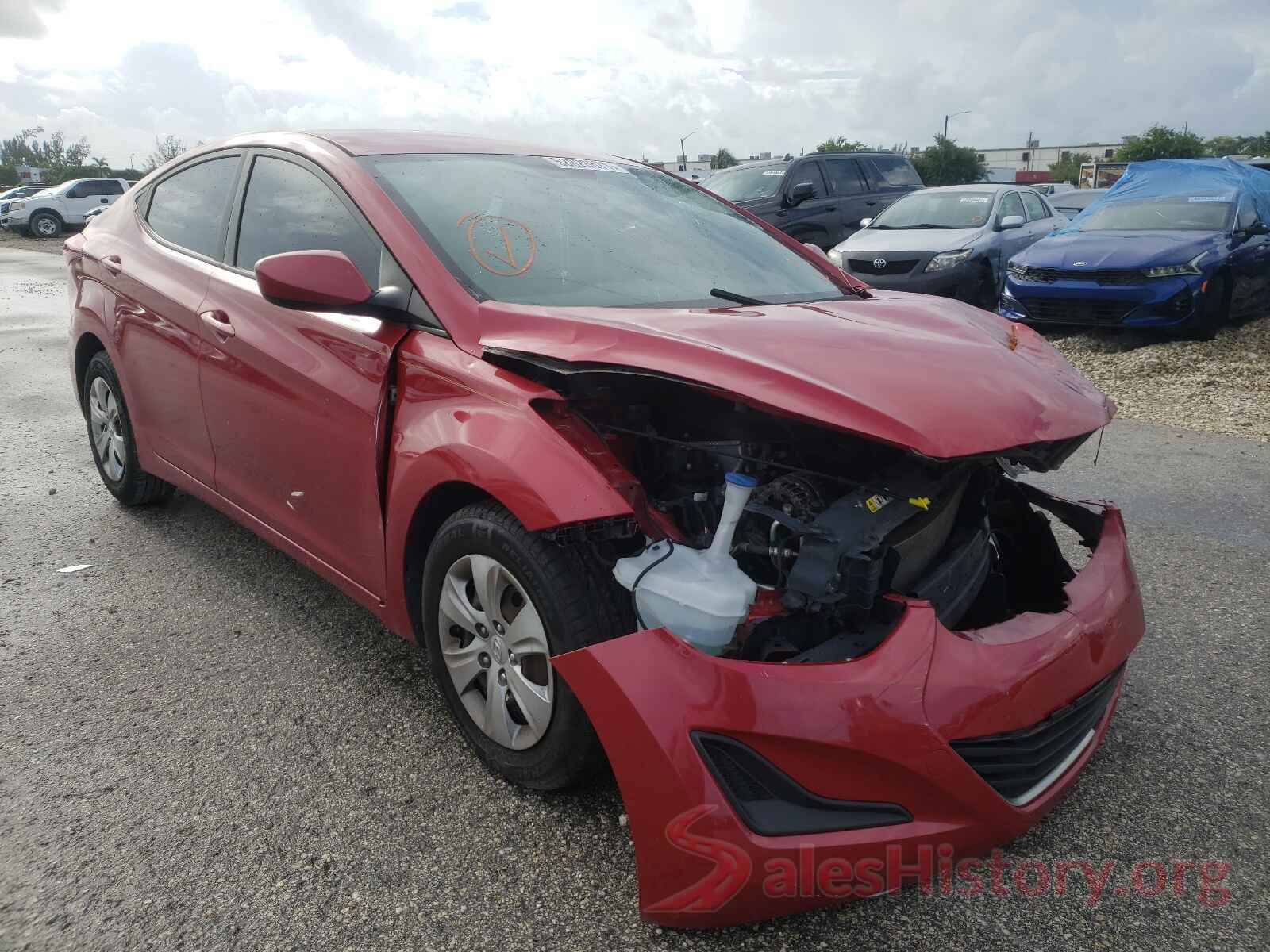 KMHDH4AEXGU524797 2016 HYUNDAI ELANTRA