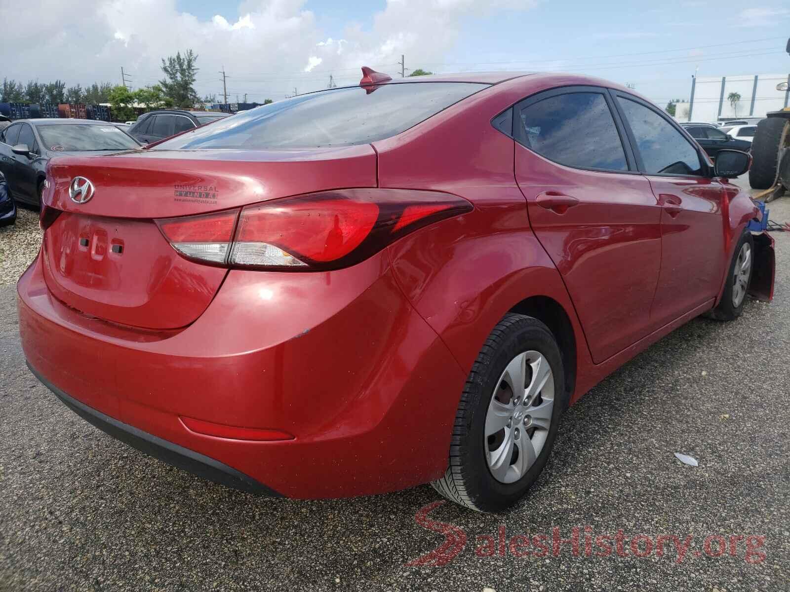 KMHDH4AEXGU524797 2016 HYUNDAI ELANTRA