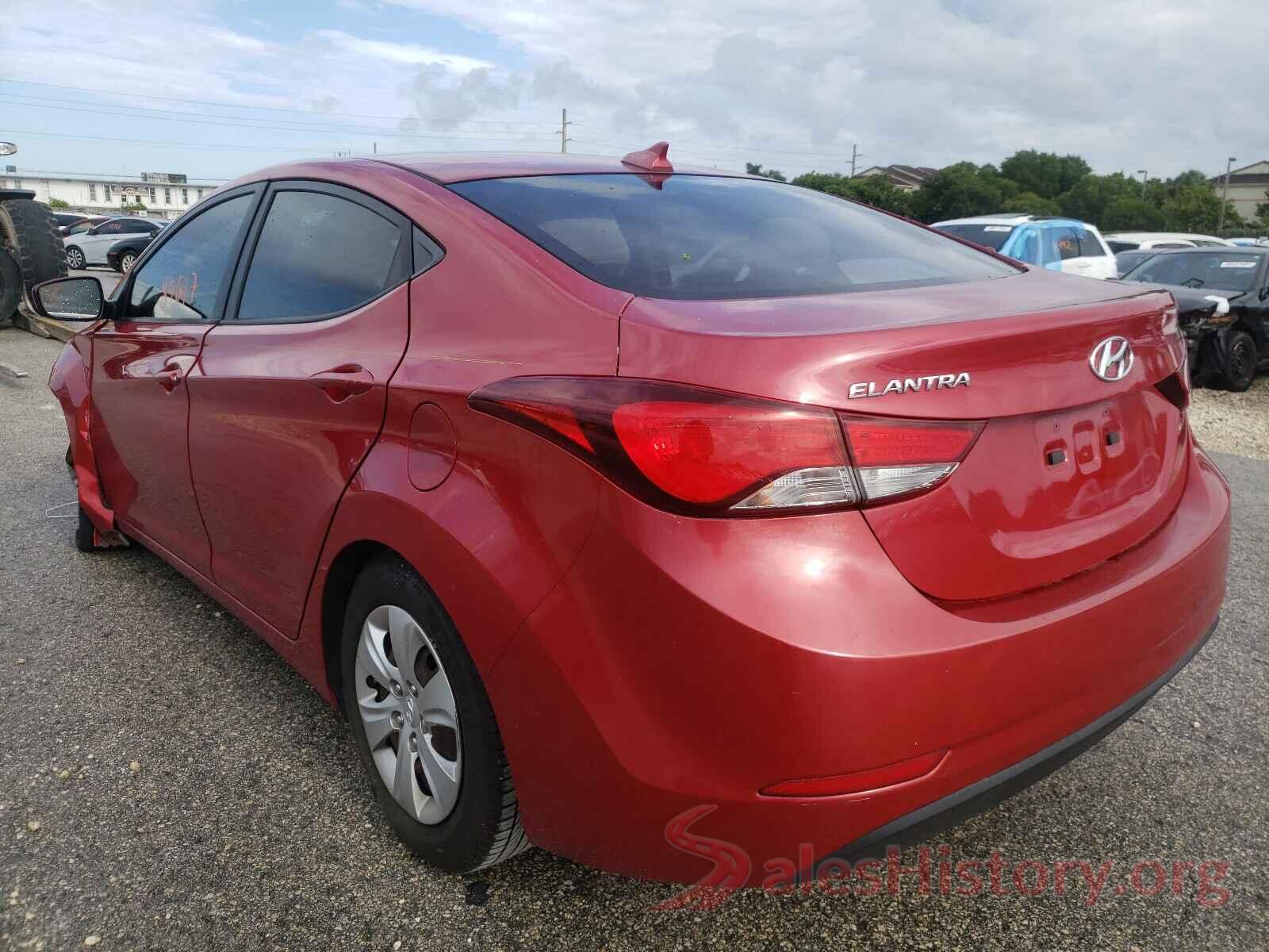 KMHDH4AEXGU524797 2016 HYUNDAI ELANTRA