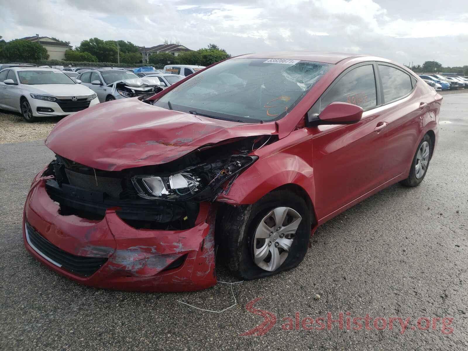 KMHDH4AEXGU524797 2016 HYUNDAI ELANTRA